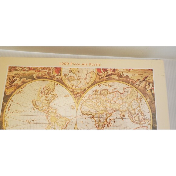 Jigsaw Art Puzzle Historical World Map 1000 pc 50x75 cm Tomax 100-108 Globe New - Picture 5 of 8